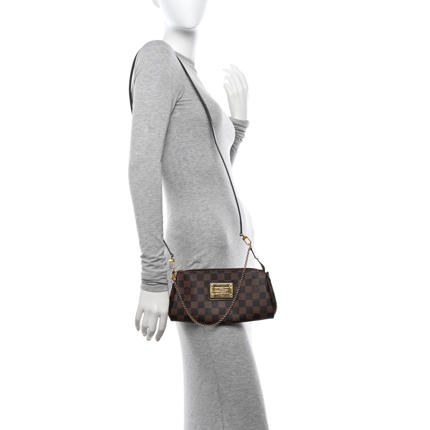 Damier Ebene Eva Clutch