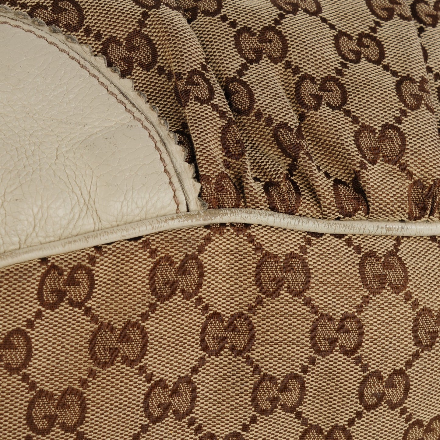 Monogram Large Tribeca Tote Off White