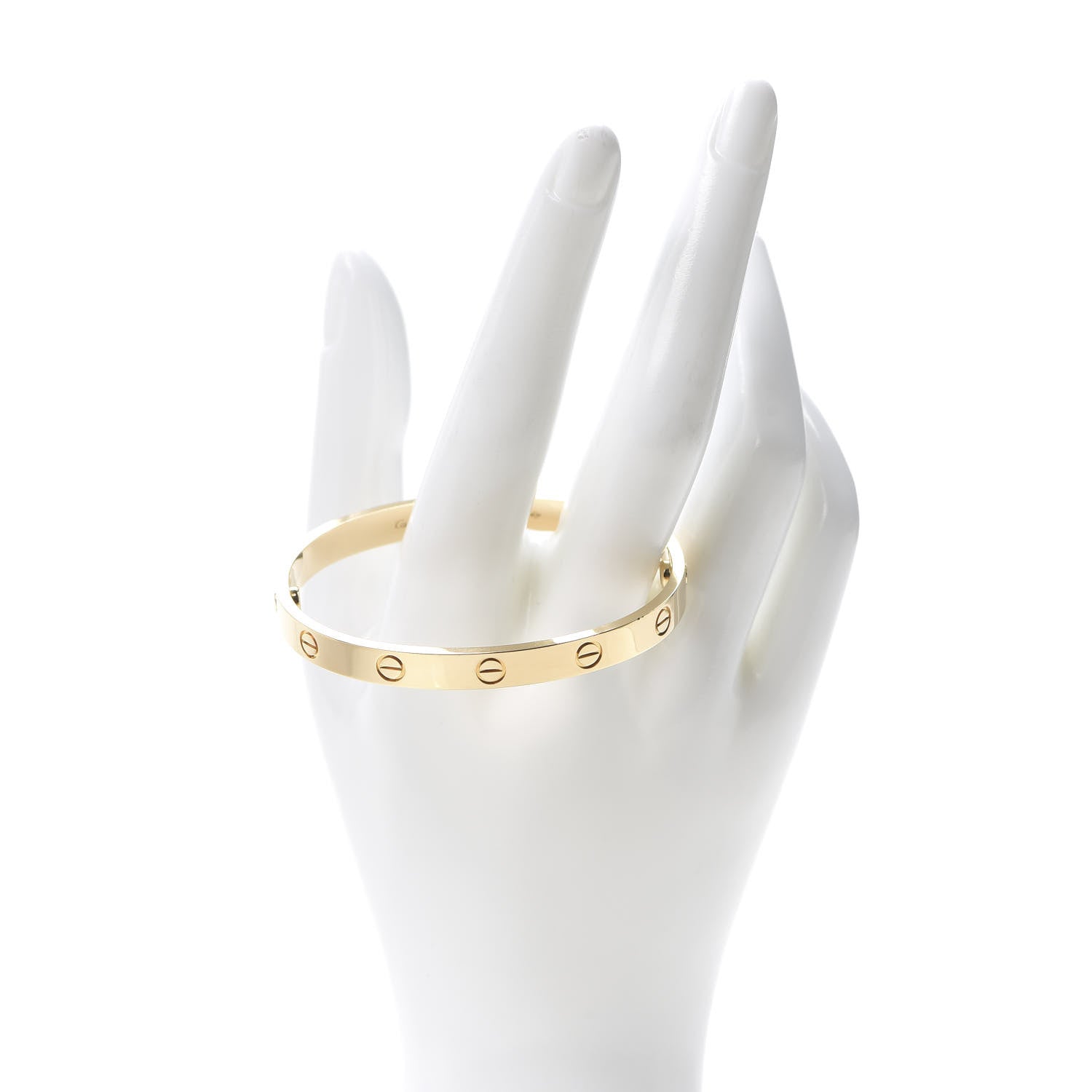 Cartier 18K Yellow Gold LOVE Bracelet 17 2 of 7