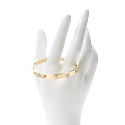 Cartier 18K Yellow Gold LOVE Bracelet 17 2 of 7