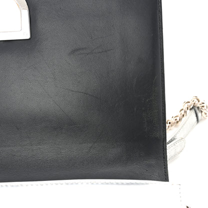 Christian Dior Metallic Patent Micro-Cannage Medium Diorama Flap Bag Silver 16 of 16