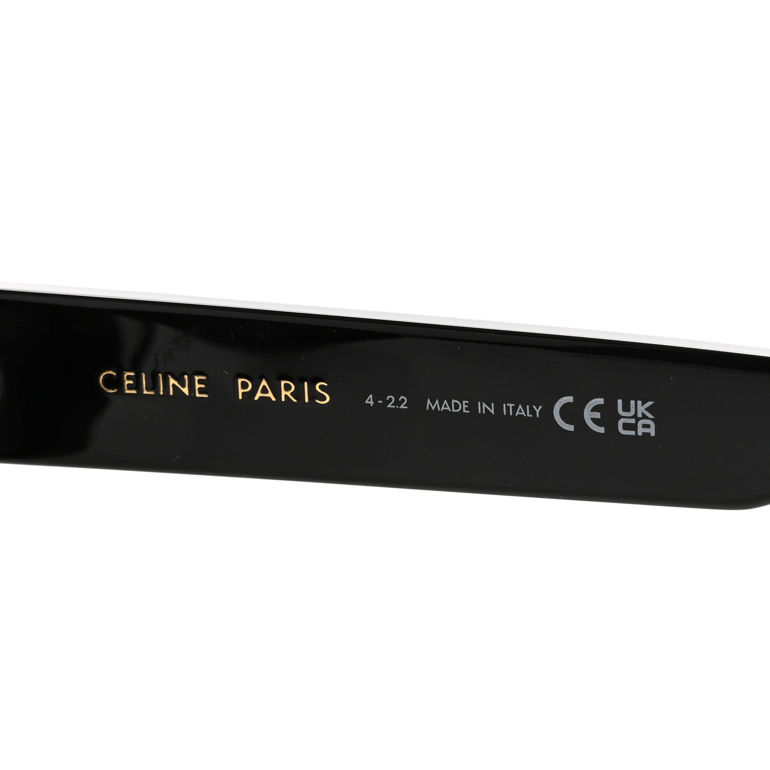 Celine Acetate Triomphe 01 Sunglasses CL 40194U Black 5 of 10