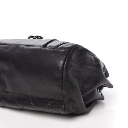 Chanel Calfskin Quilted Frame Flap Black 10 of 11