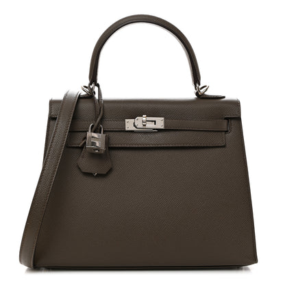 Hermes Epsom Kelly Sellier 25 Etain 1 of 18
