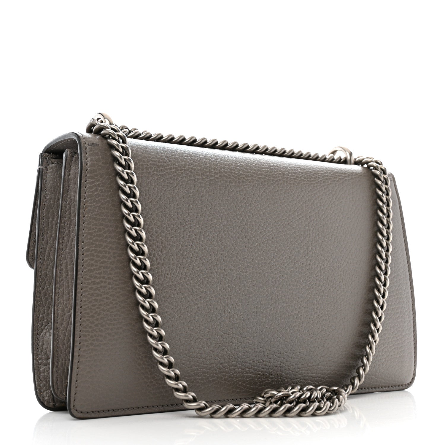 Gucci Pebbled Calfskin Small Dionysus Shoulder Bag Dusty Grey 3 of 13