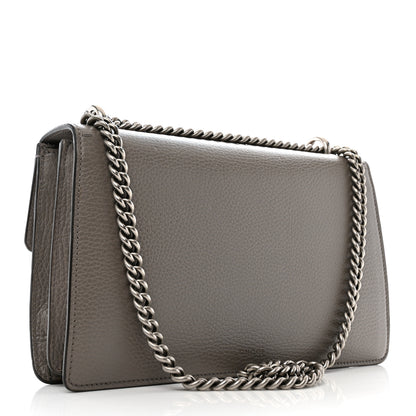 Gucci Pebbled Calfskin Small Dionysus Shoulder Bag Dusty Grey 3 of 13