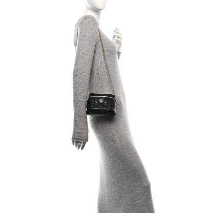Gucci Calfskin GG Matelasse Mini Top Handle Bag Black 2 of 9