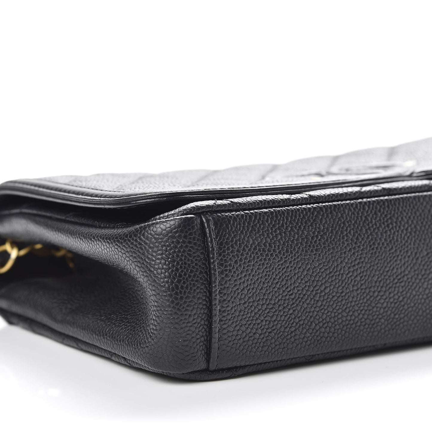 Caviar Quilted Medium CC Filigree Flap Black