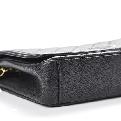 Chanel Caviar Quilted Medium CC Filigree Flap Black 6 of 12