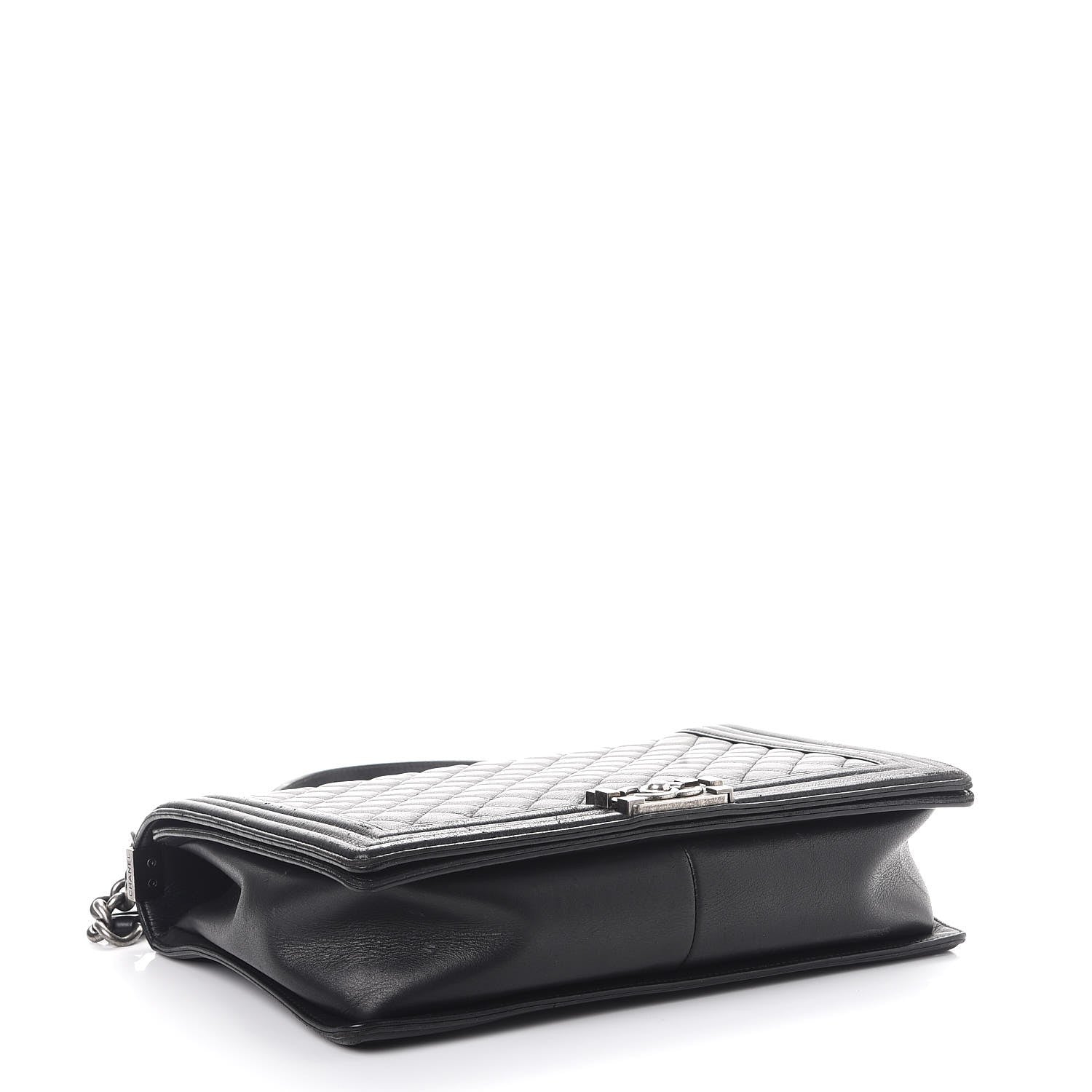Chanel Calfskin Quilted Large Boy Flap Black 5 of 13