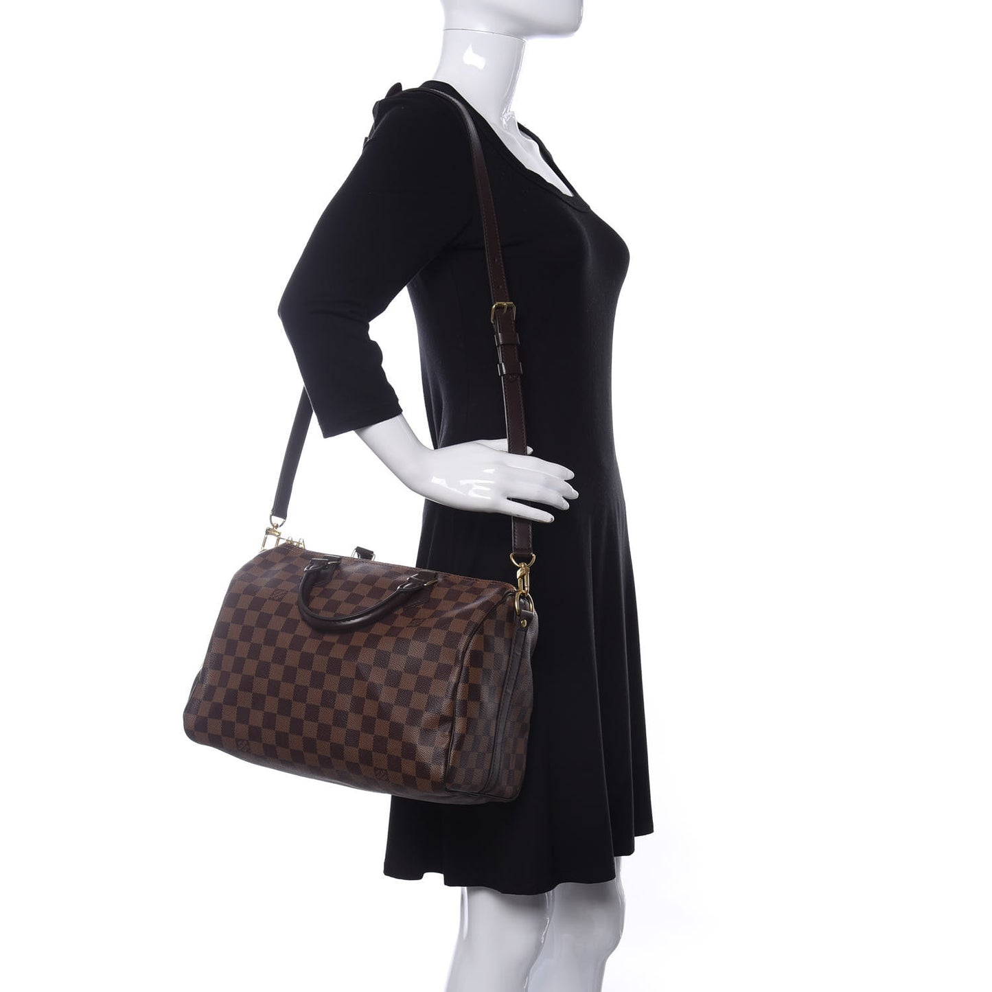 Damier Ebene Speedy Bandouliere 30