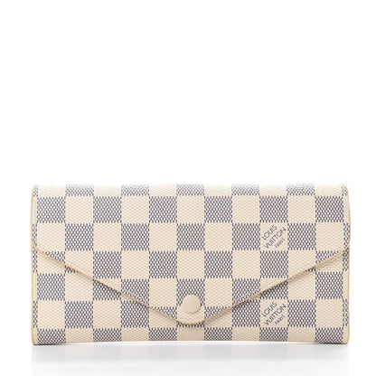 Louis Vuitton Damier Azur Josephine Wallet 2 of 10