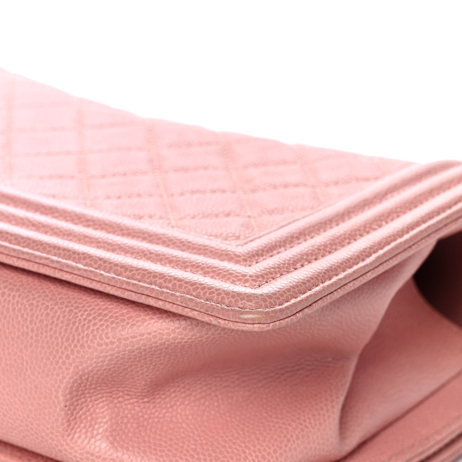 Chanel Caviar Quilted Medium Boy Flap Pink 11 of 13
