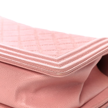 Chanel Caviar Quilted Medium Boy Flap Pink 11 of 13