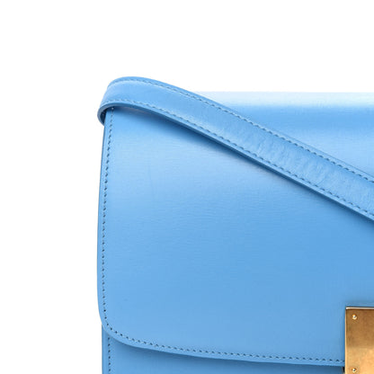 Celine Box Calfskin Medium Classic Box Flap Bag Blue 11 of 12