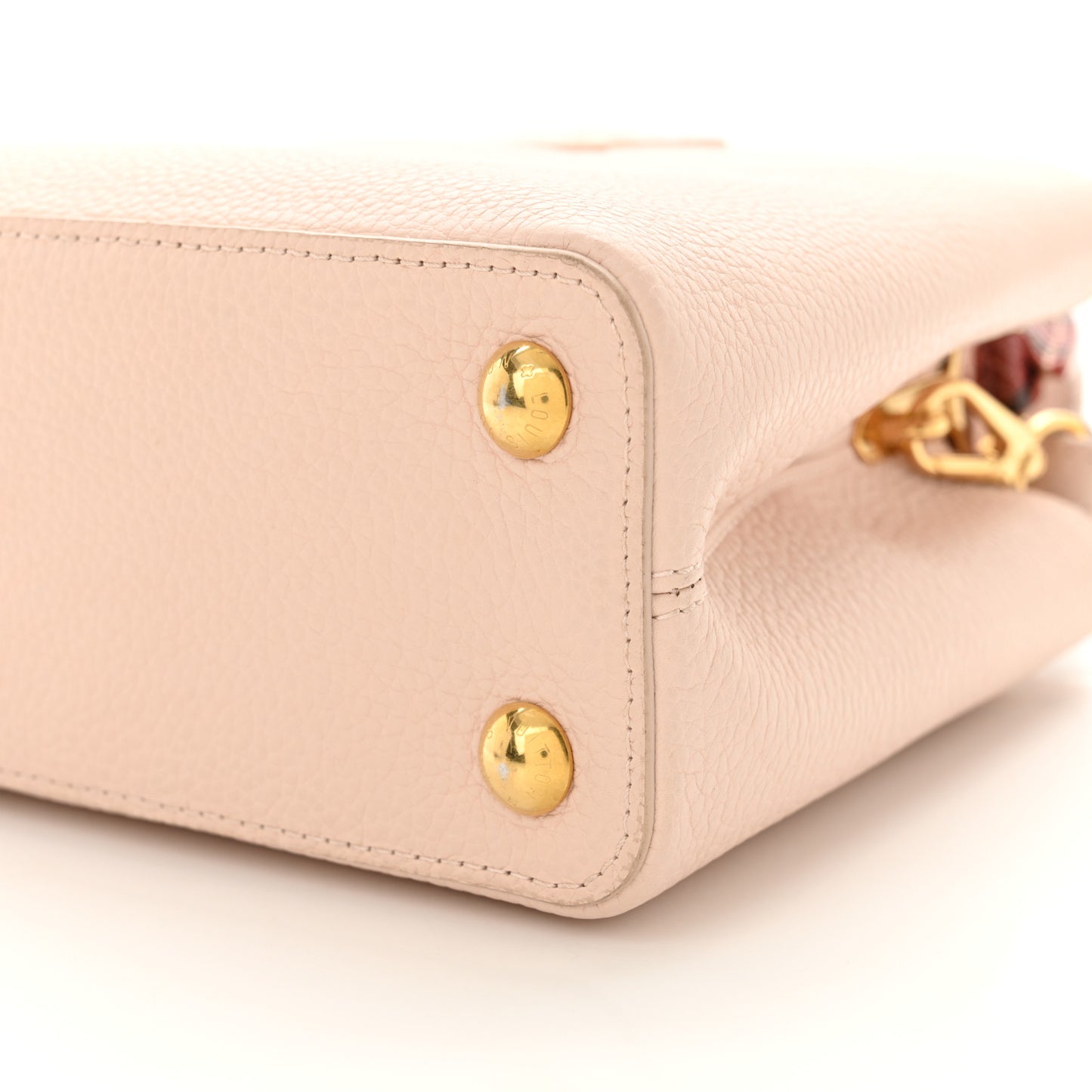 Taurillon Snakeskin Capucines BB Pink