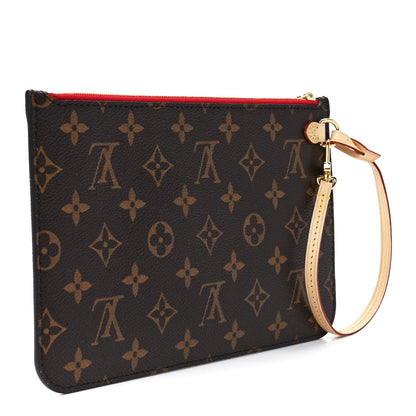 Louis Vuitton Monogram Neverfull MM GM Pochette Cherry 3 of 10