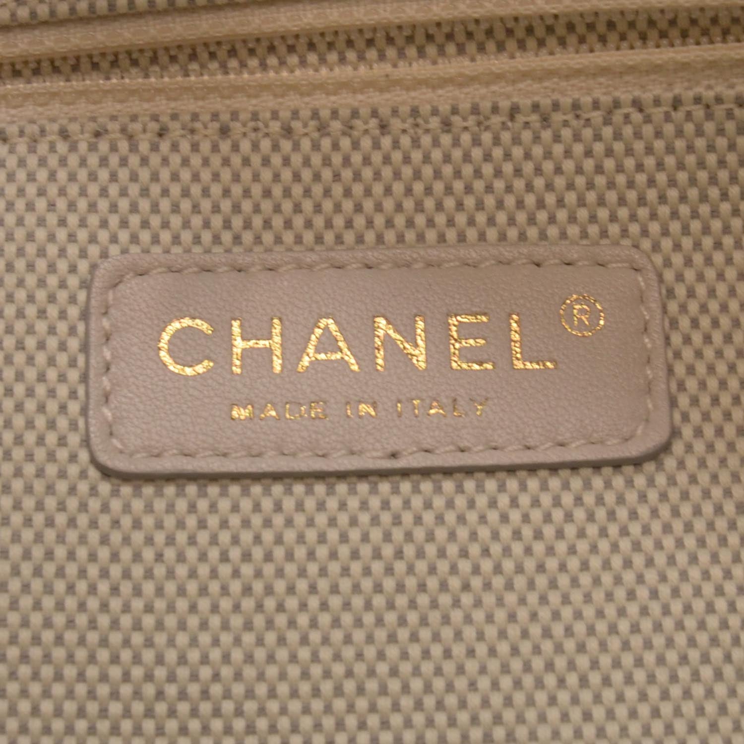 Chanel Calfskin Quilted Large Retro Chain Tote Beige 5 of 10