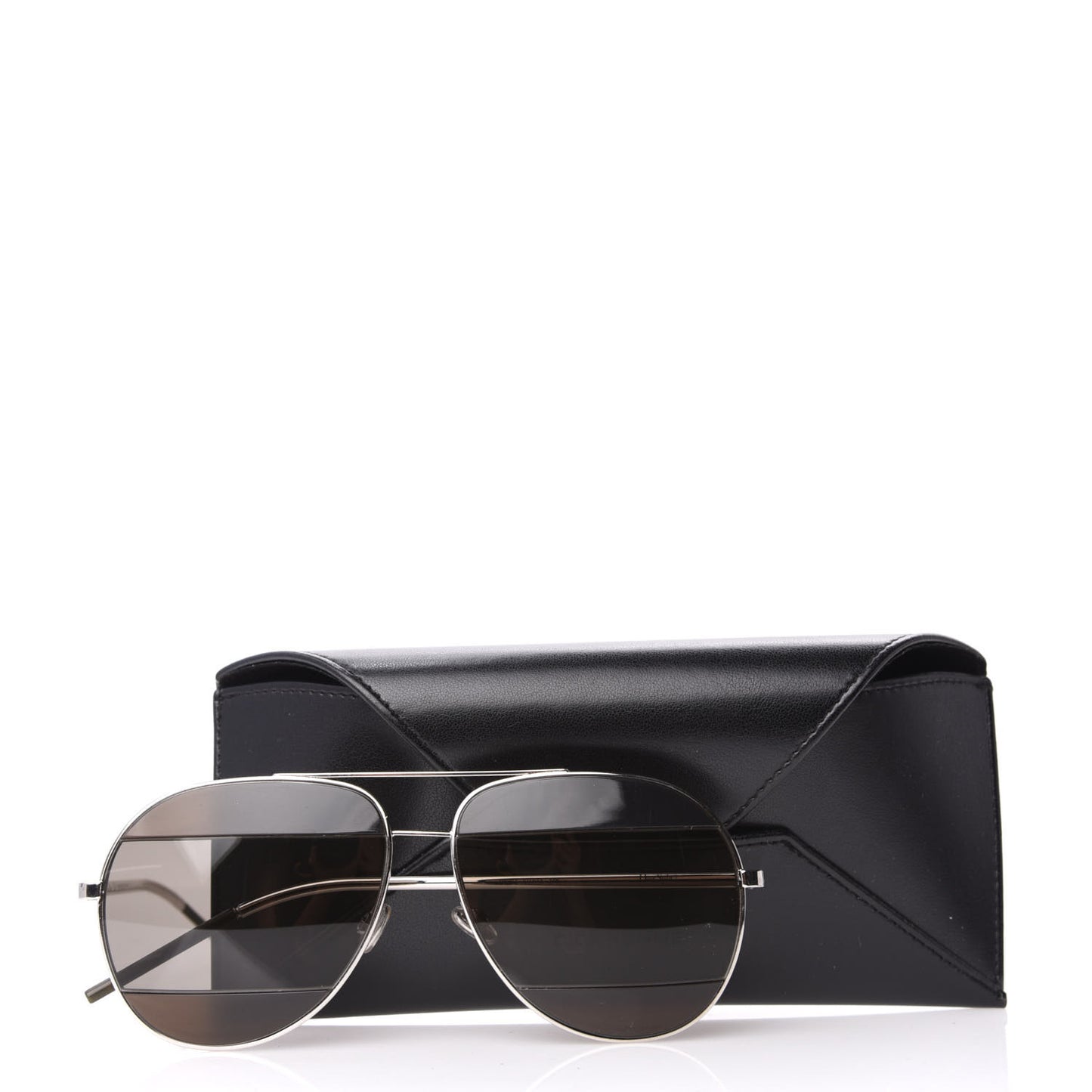Metal DiorSplit 2 Sunglasses Brown Grey