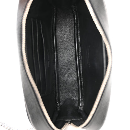 Saint Laurent Grain De Poudre Matelasse Monogram Mini Lou Camera Bag Black 5 of 11