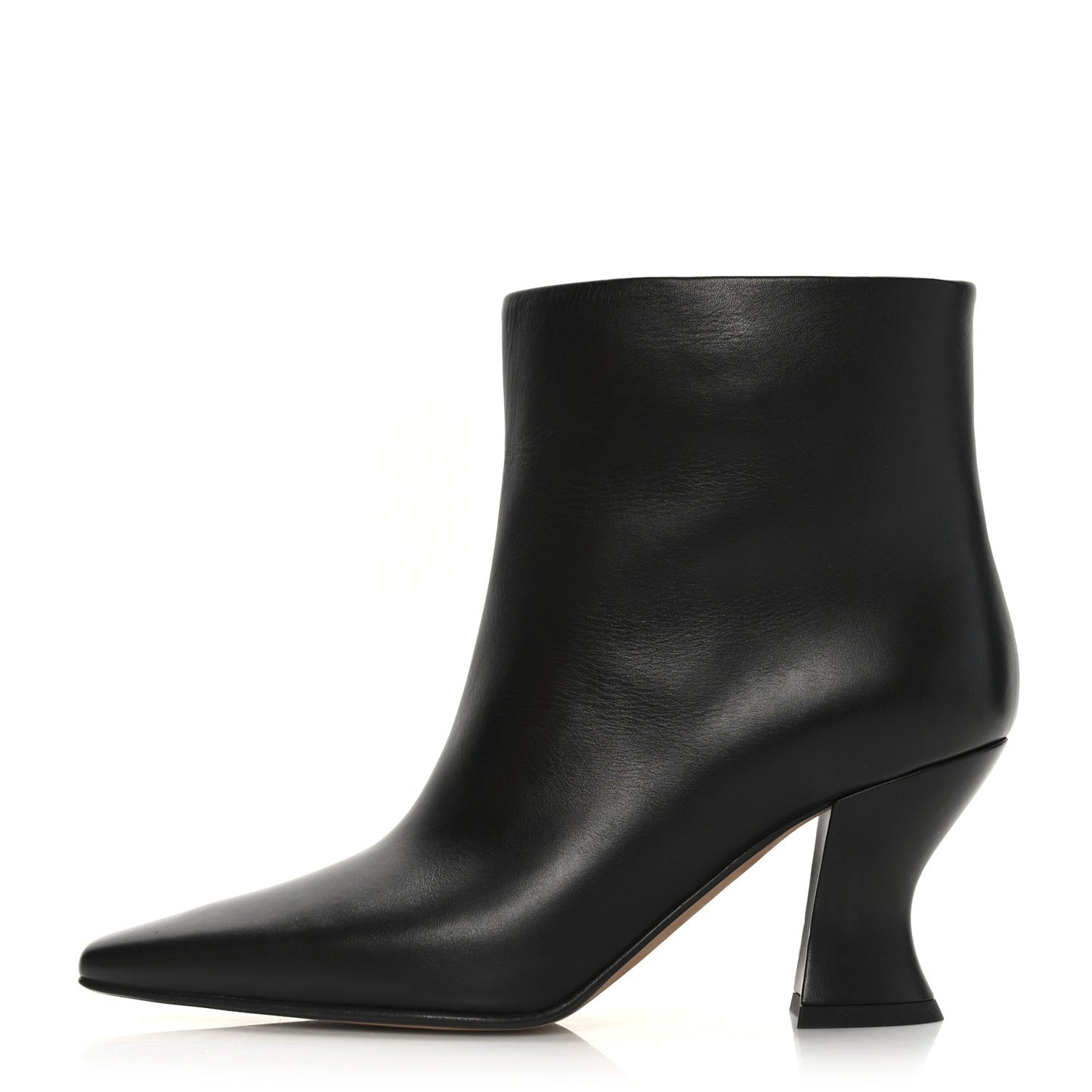 Calfskin Cloud Ankle Boots 35.5 Black