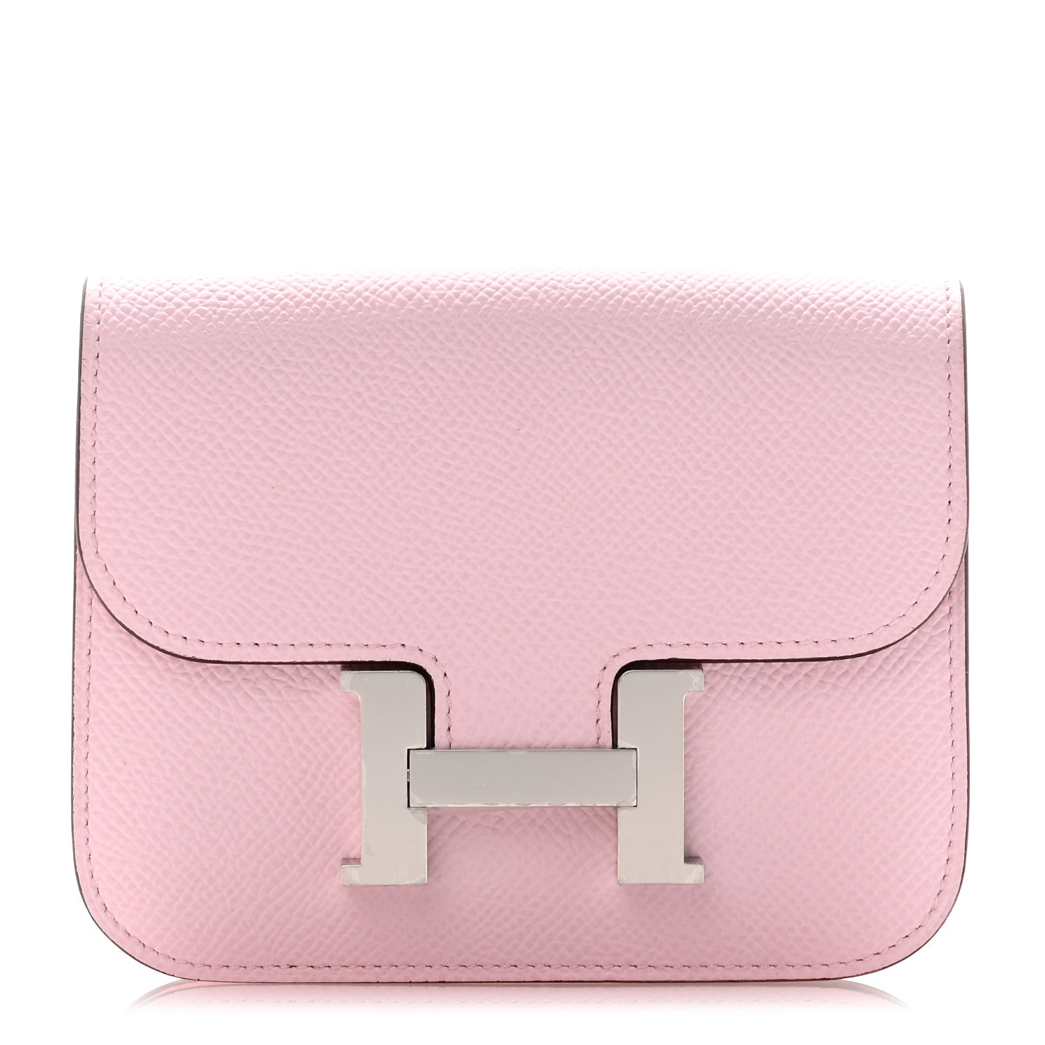 Hermes Epsom Constance Slim Wallet Mauve Sylvestre 1 of 10