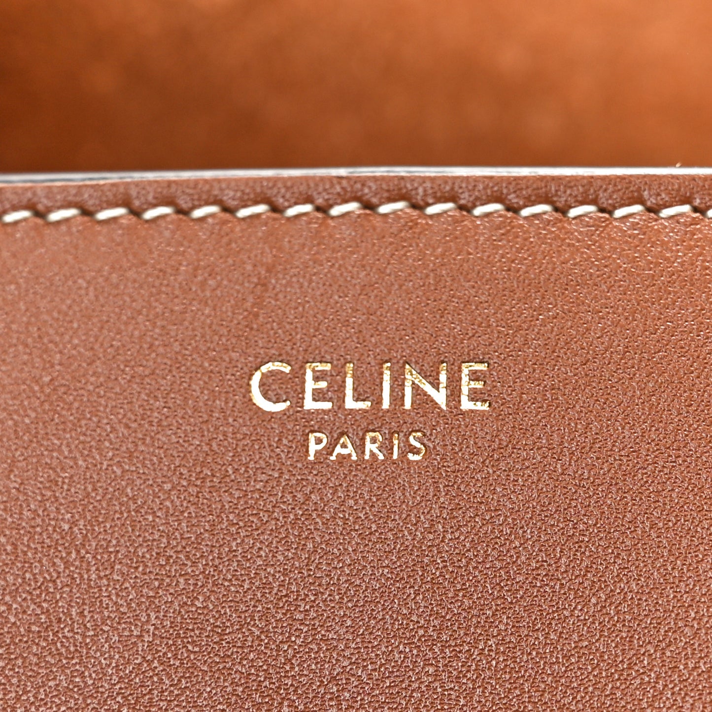 Smooth Calfskin Cuir Triomphe Folco Crossbody Bag Tan