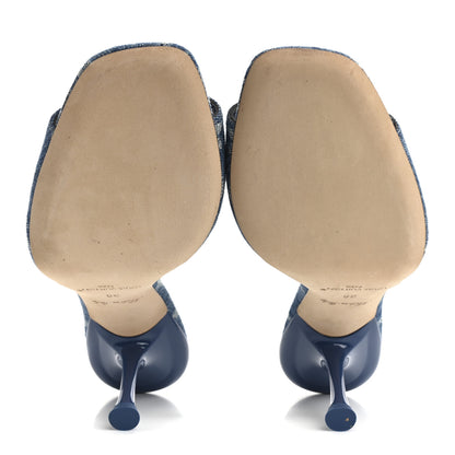 Louis Vuitton Denim Monogram Neo Revival Mules 38 6 of 9