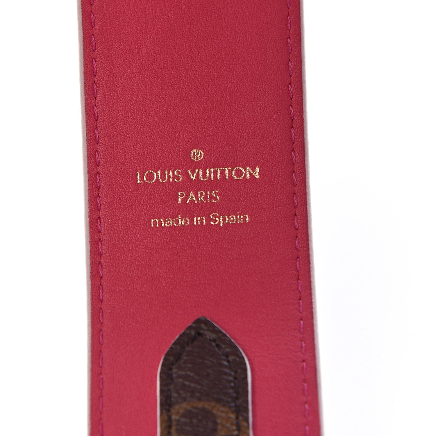 Louis Vuitton Monogram Bandouliere Shoulder Strap Hot Pink 4 of 5