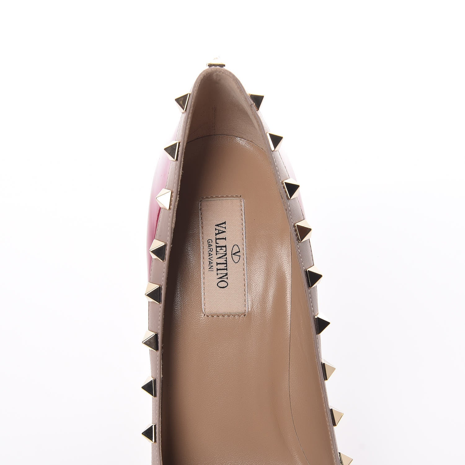 Valentino Garavani Patent Rockstud 100mm Pumps 38.5 Deep Cyclamin Poudre 6 of 8