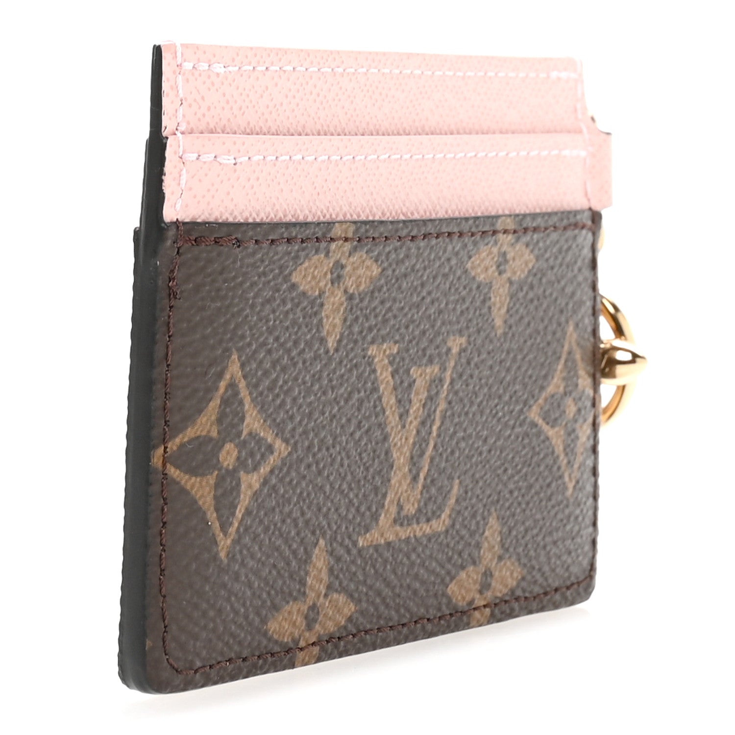 Louis Vuitton Monogram LV Charms Card Holder Rose Ballerine 3 of 7