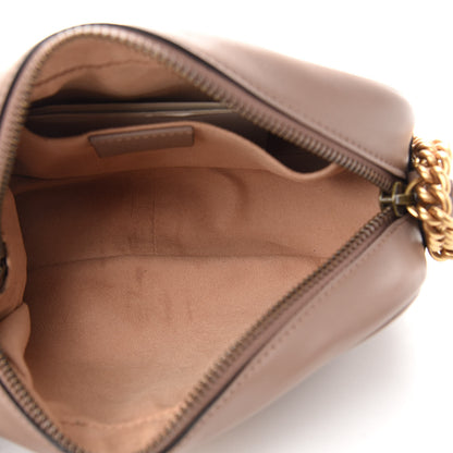 Gucci Calfskin Matelasse Mini GG Marmont Chain Shoulder Bag Porcelain Rose 5 of 9