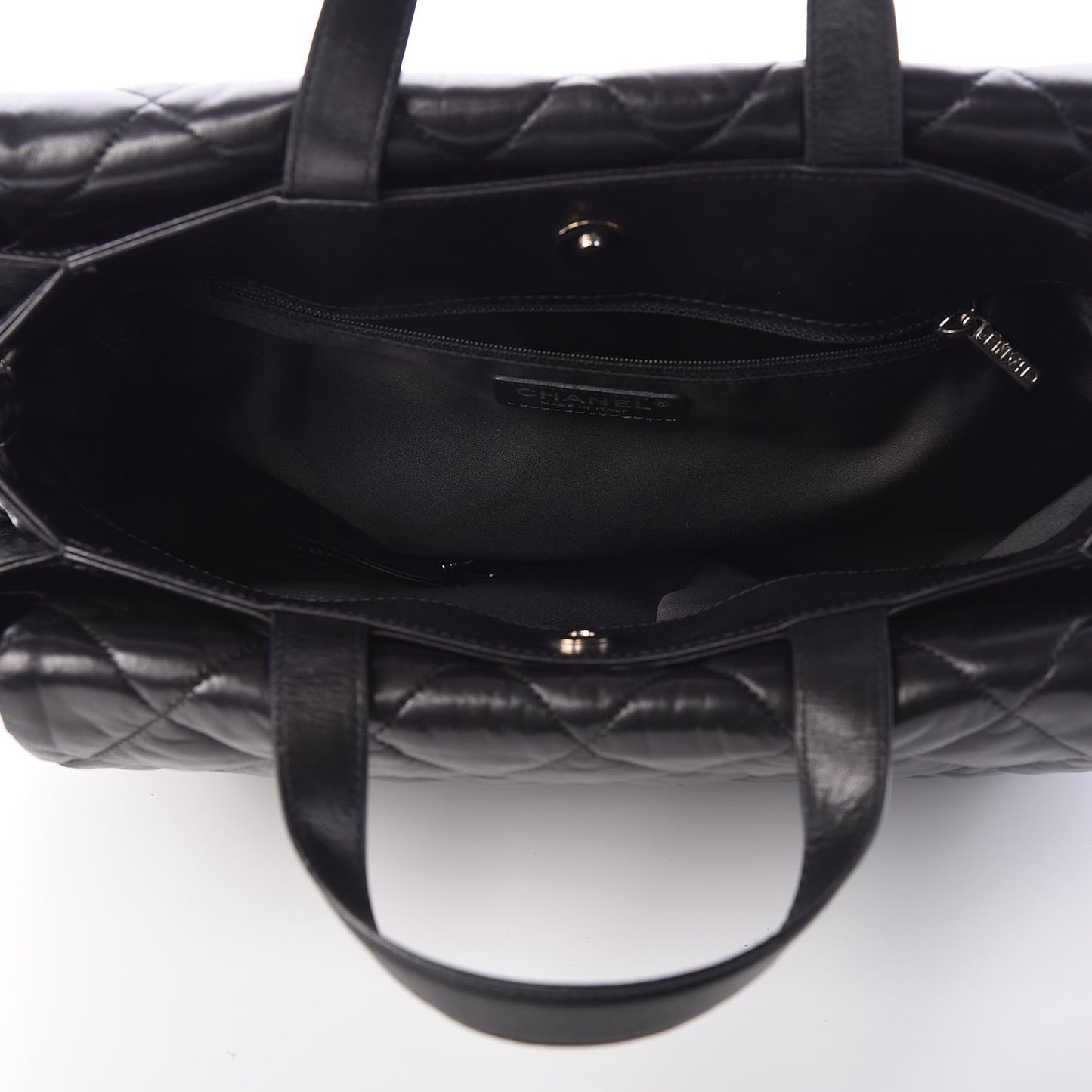 Lambskin Quilted 3 Maxi Flap Bag Black
