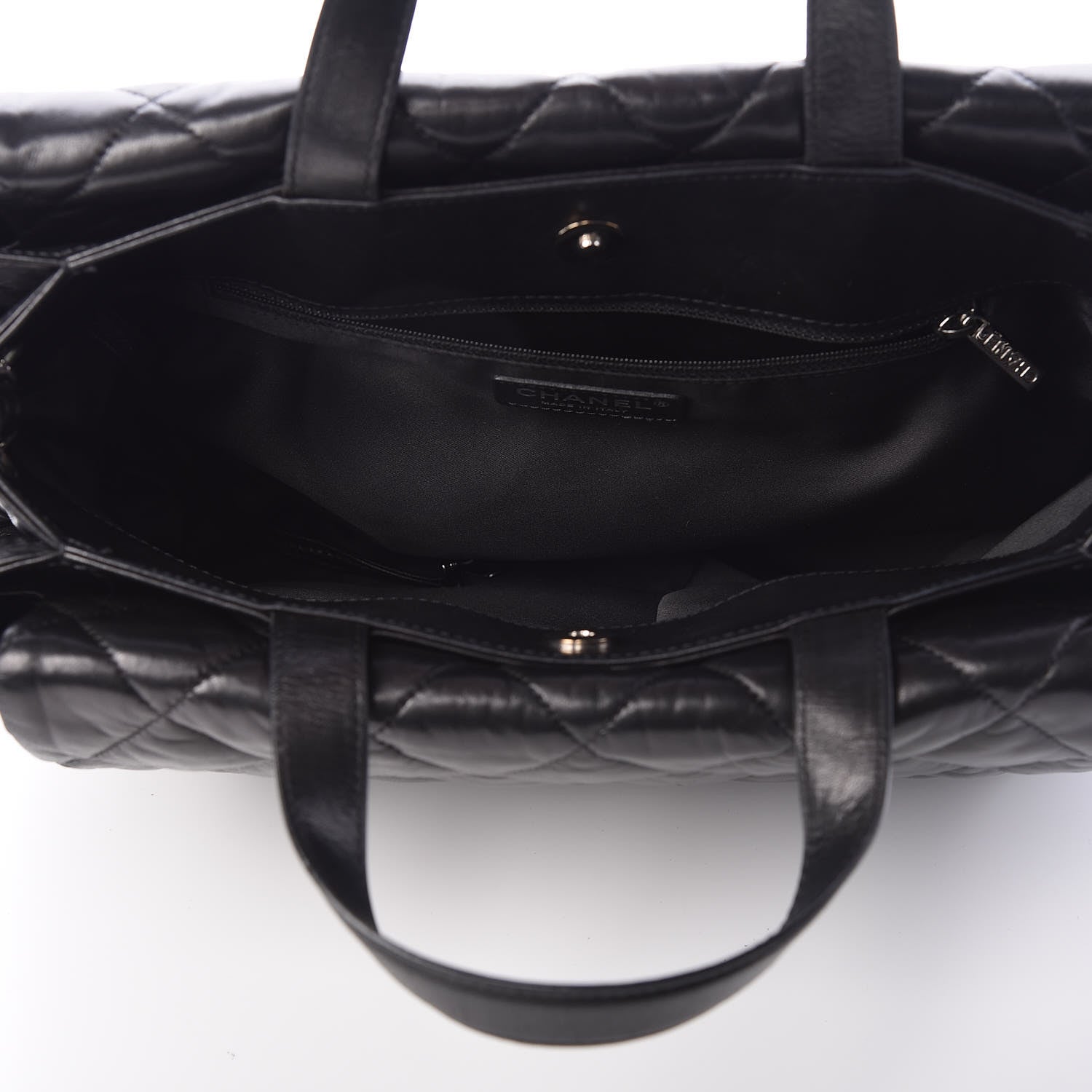 Chanel Lambskin Quilted 3 Maxi Flap Bag Black 7 of 12