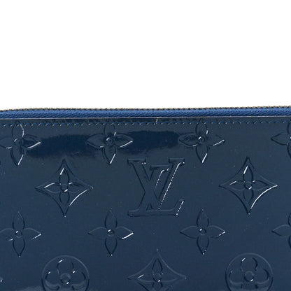 Louis Vuitton Vernis Zippy Wallet Grand Blue 7 of 7