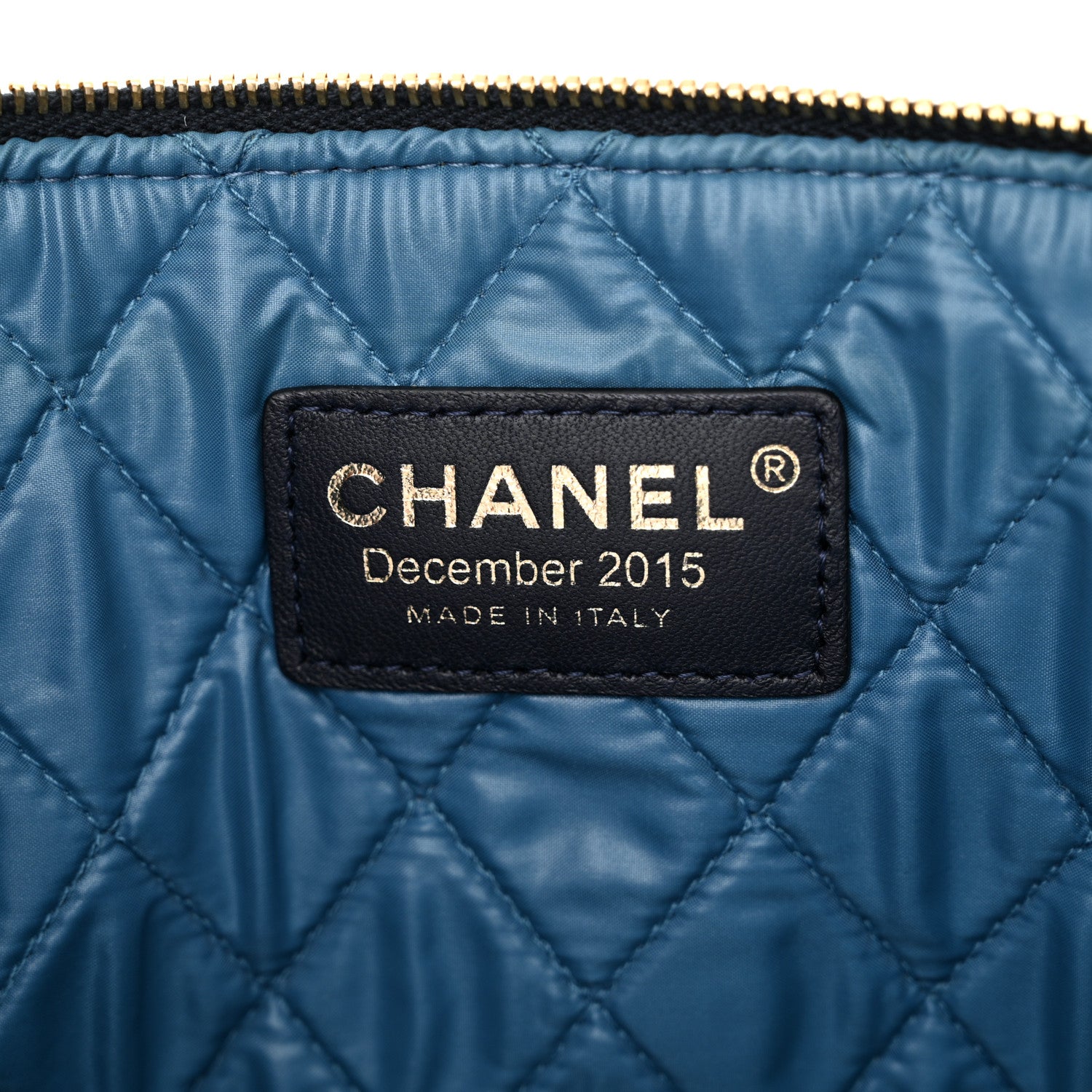 Chanel Lambskin Colorblock Cosmetic Case Multicolor 6 of 8