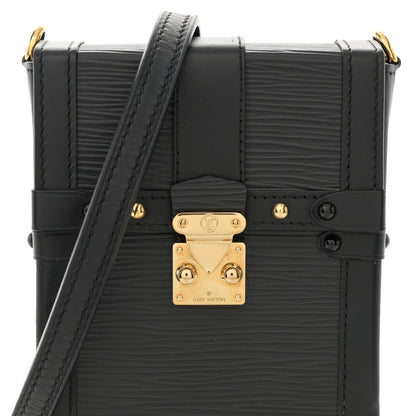 Louis Vuitton Epi Pochette Trunk Verticale Black 7 of 12