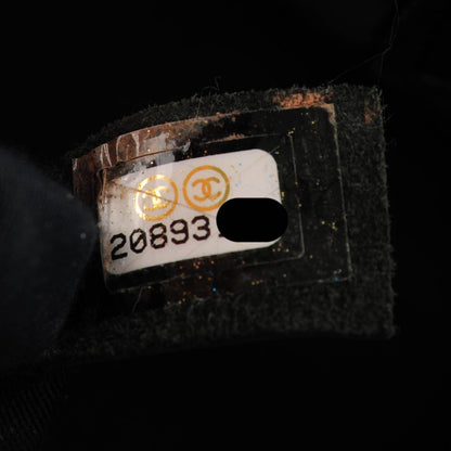 Chanel Denim Tweed Patchwork Jumbo Single Flap Blue 8 of 11