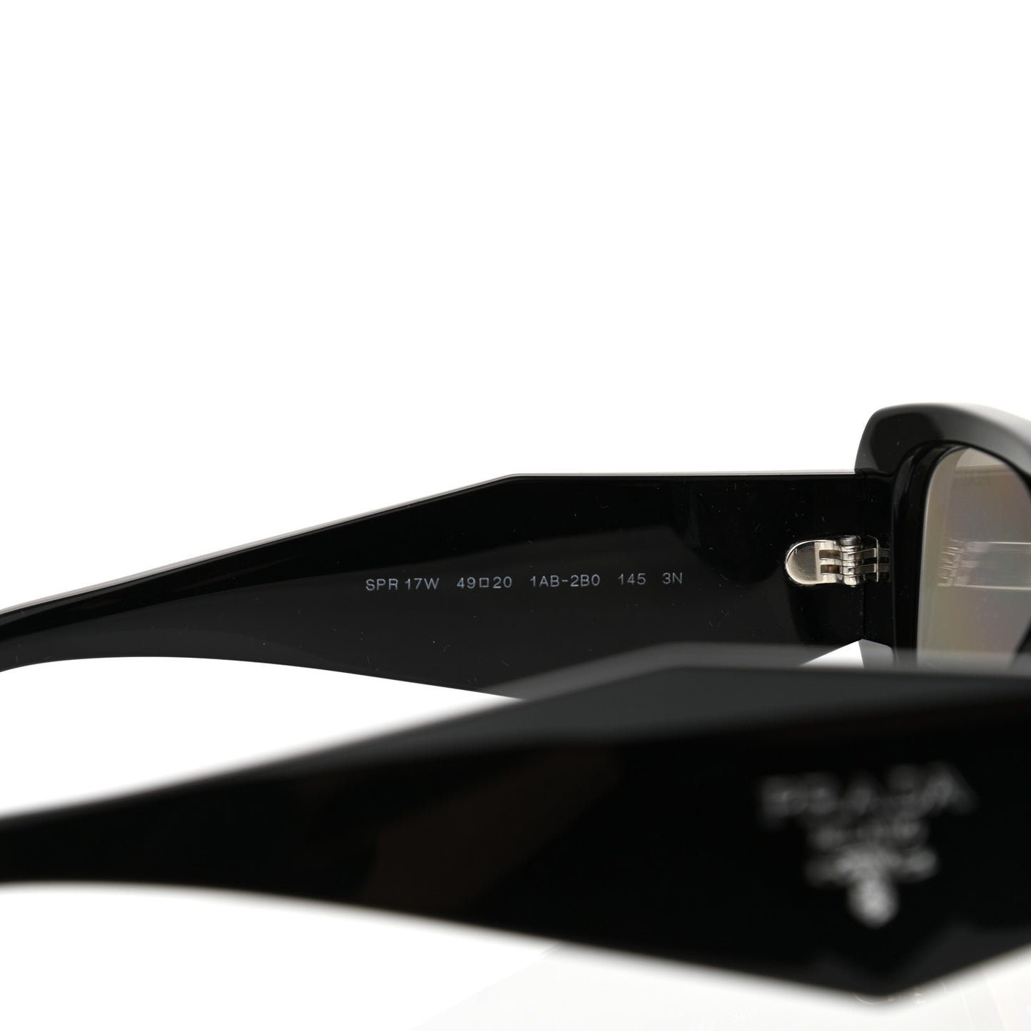 Acetate Symbole Sunglasses SPR 17W Black