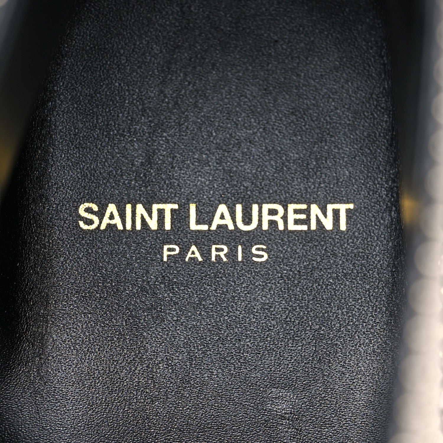 Saint Laurent Calfskin Mens Studded Lace Up Boots 41.5 Black 7 of 8