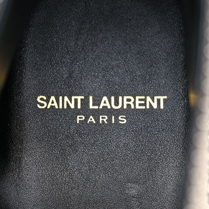 Saint Laurent Calfskin Mens Studded Lace Up Boots 41.5 Black 7 of 8