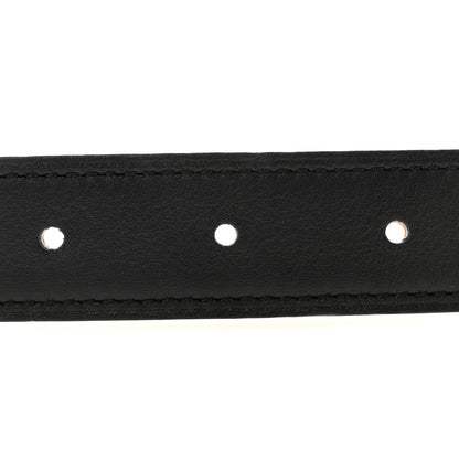 Hermes Swift Epsom 24mm Mini H Belt 90 85/34 Black Orange 4 of 6