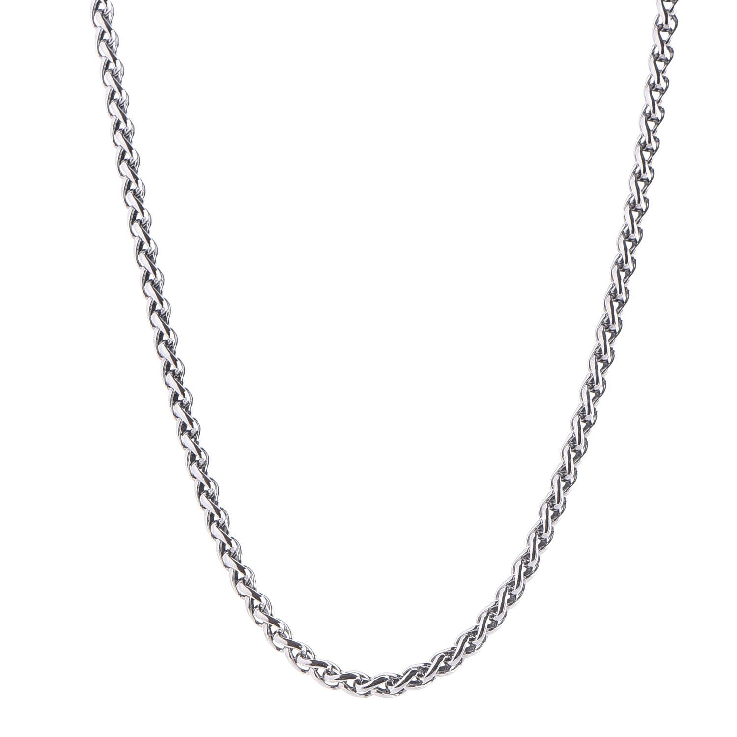 David Yurman Sterling Silver Wheat Chain Necklace 1 of 6