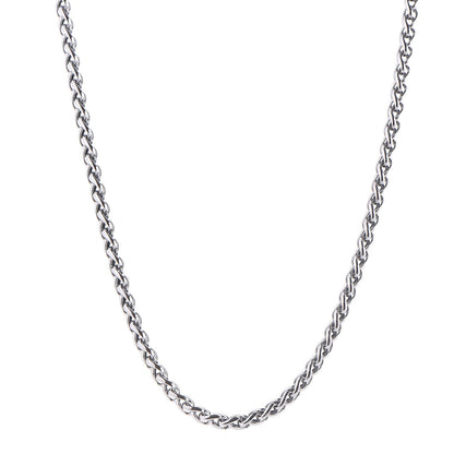 David Yurman Sterling Silver Wheat Chain Necklace 1 of 6