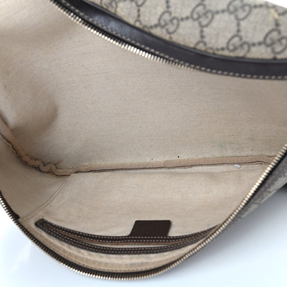 Gucci GG Supreme Monogram Belt Bag Dark Brown 4 of 7