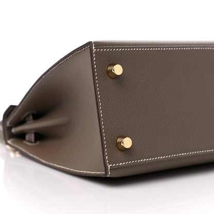 Hermes Epsom Kelly Sellier 25 Etoupe 9 of 11