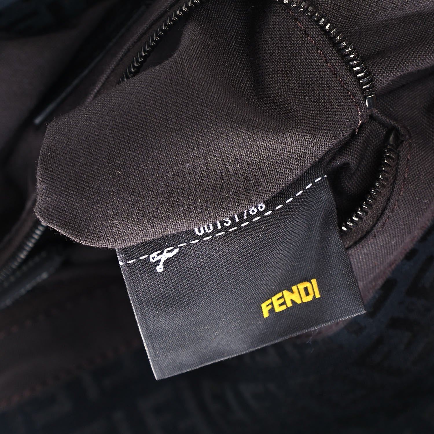 Fendi Zucchino Baguette Black 6 of 12