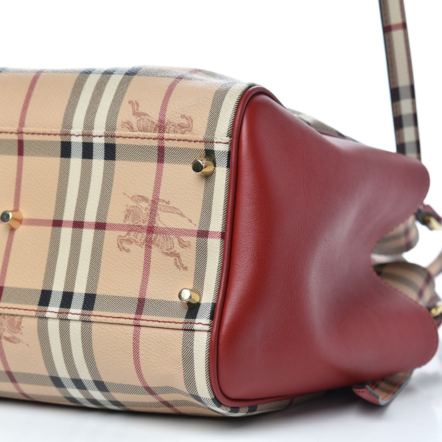 Haymarket Check Small Canterbury Tote Military Red