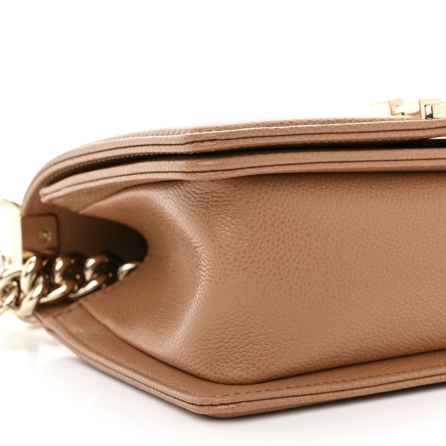 Chanel Caviar Quilted Small Boy Flap Brown 10 of 11
