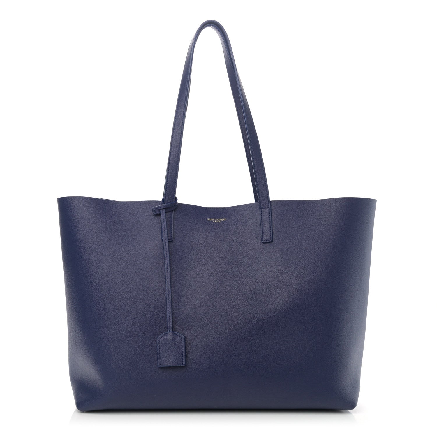 Saint Laurent Calfskin Large Shopping Tote Saphir 4 of 12